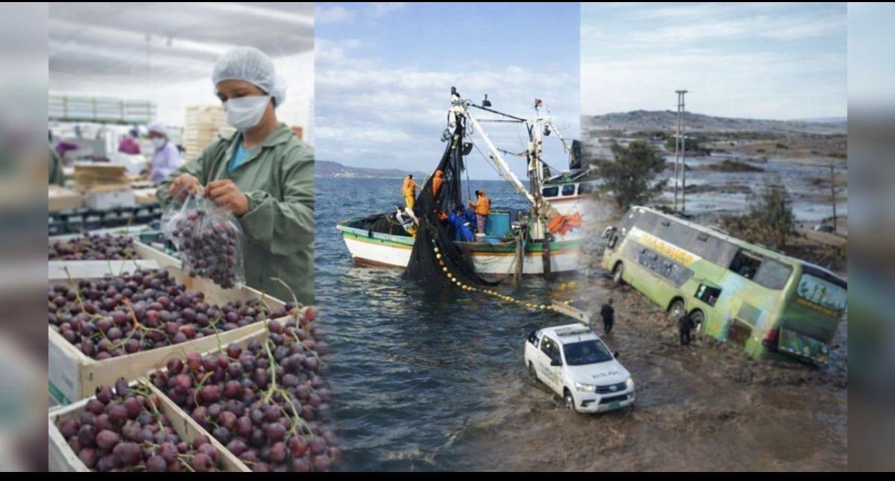 El calentamiento del mar y las lluvias intensas pueden afectar la pesca, los cultivos y el transporte. Una menor oferta y mayores costos logísticos podrían presionar los precios. Crédito: Elaboración propia con apoyo de inteligencia artificial (ChatGPT), 2026. Esquema explicativo; no representa estimaciones cuantitativas.